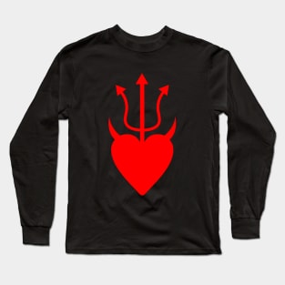 EVIL HEART Long Sleeve T-Shirt